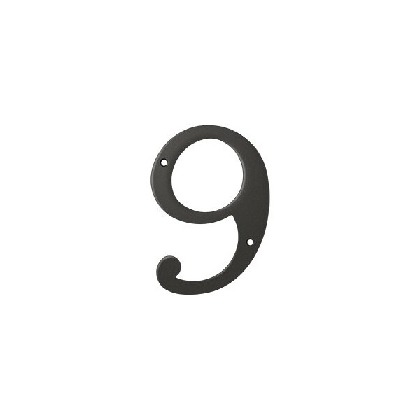 6 Numbers, Solid Brass, 10PK